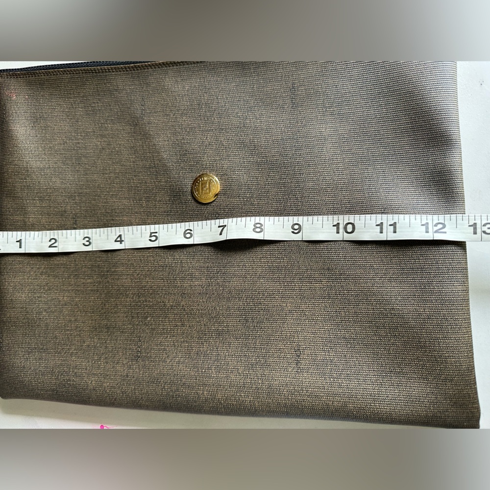 Fendi‎ Brown Clutch with Gold Accents - Picture 10 of 13